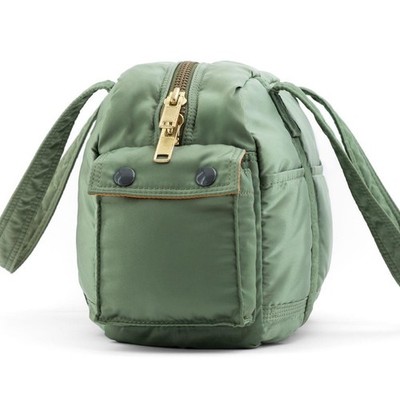 PORTER TANKER Boston Bag Duffel Bag Sage Green Nylon Twill Yoshida