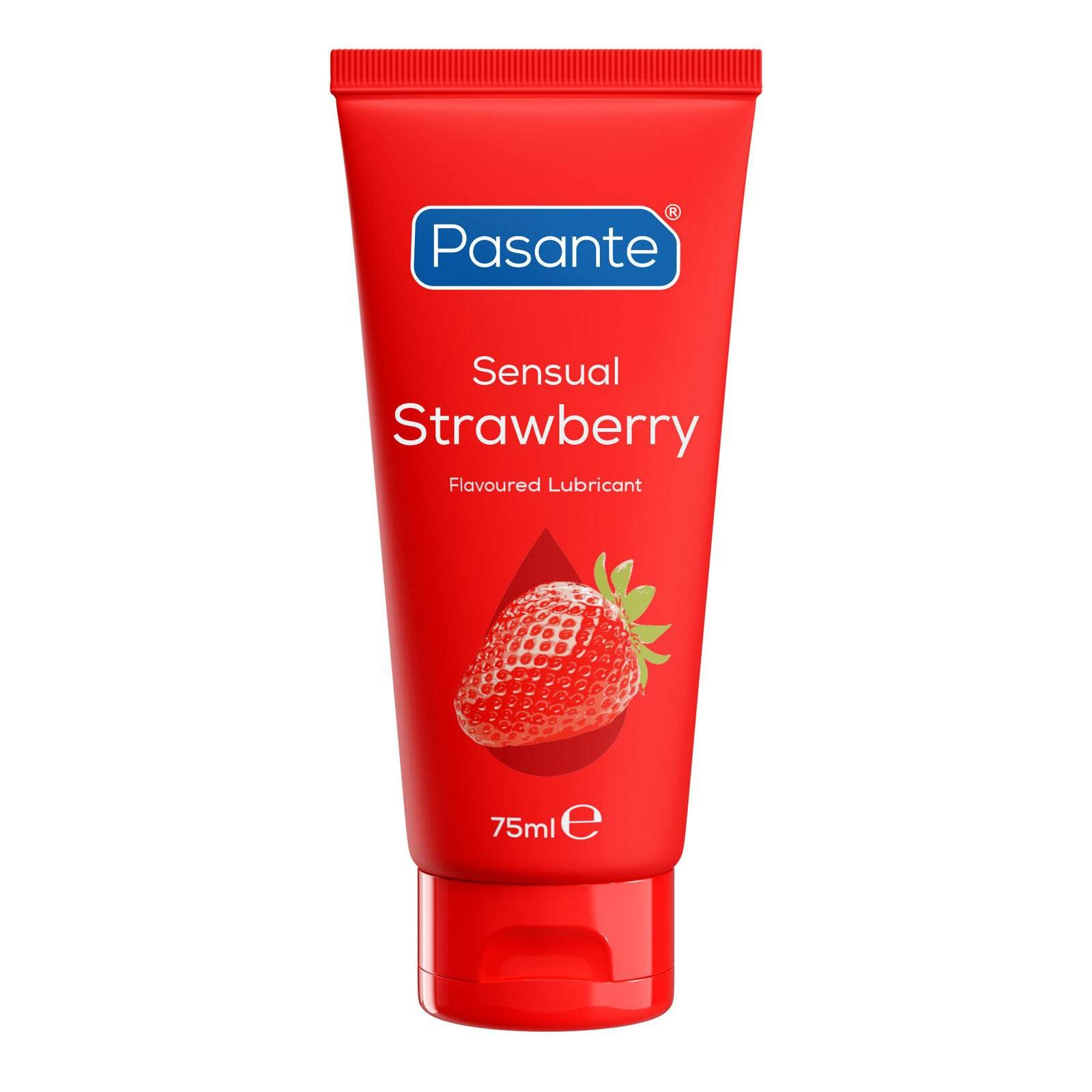 Pasante Strawberry Flavoured Lube in 75ml Tube