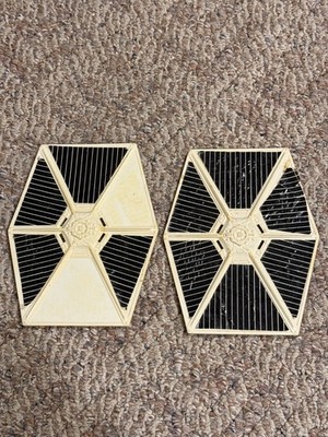 1978 Vintage Star Wars White Tie Fighter set of two Wings Part B