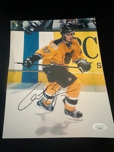 Bruins Patrice Bergeron Autographed 8x10 Photo JSA Authentic