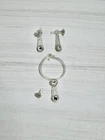 Vintage Superstar Era Crystal Barbie Rhinestone Jewelry NECKLACE, EARRINGS, RING