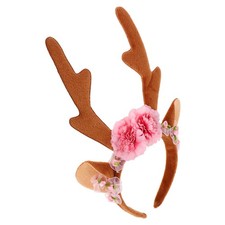 Reindeer Hairband Antlers Headband Christmas Decoration Headpiece Women