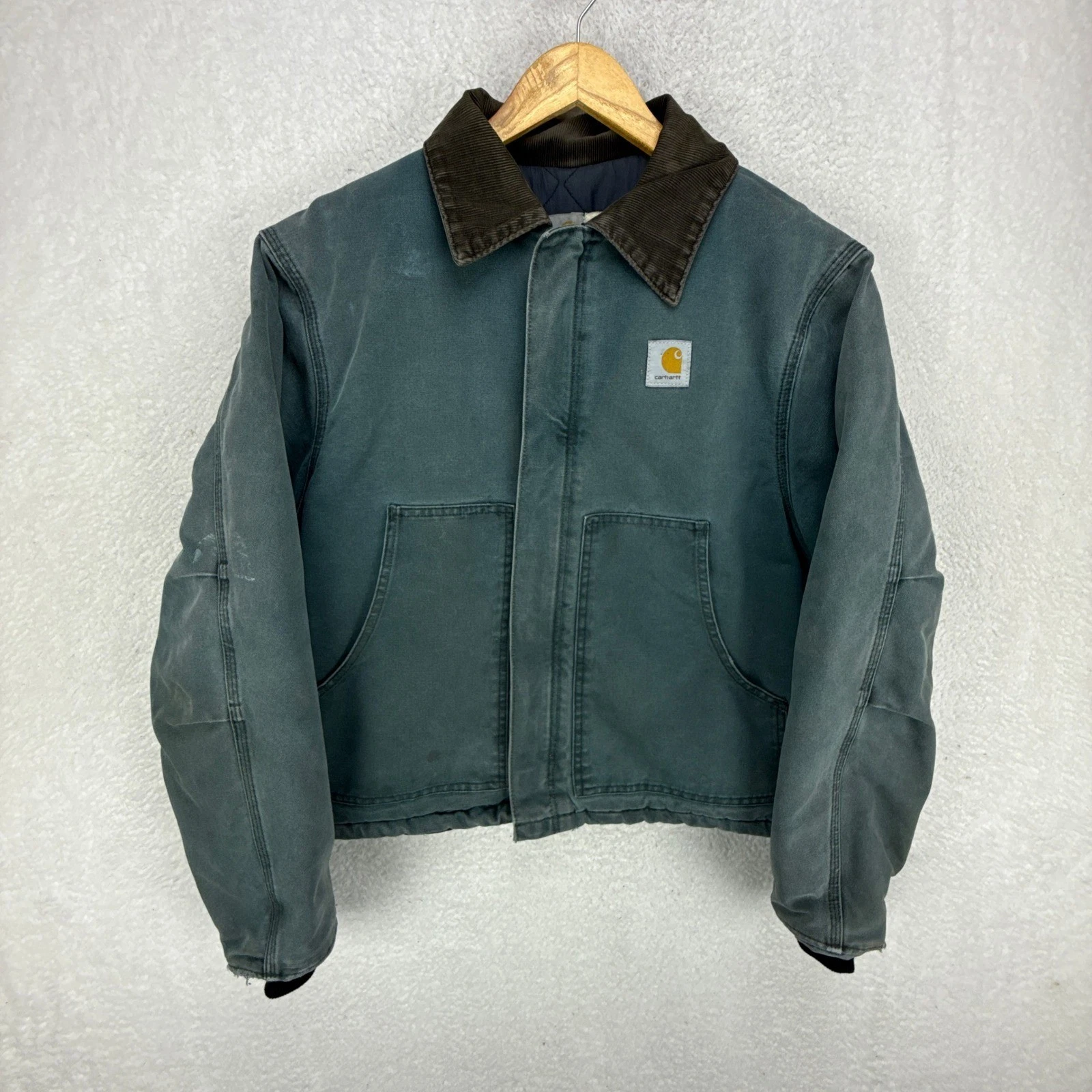 Carhartt Sandstone Jacket Arctic Quilt Lined Mens Large J22 HTG Hunter Green
Opens in a new window o