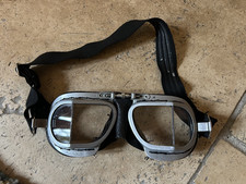 Klasyczne gogle z II wojny światowej, okulary lotnicze odpowiednie do motocykli - Halcyon