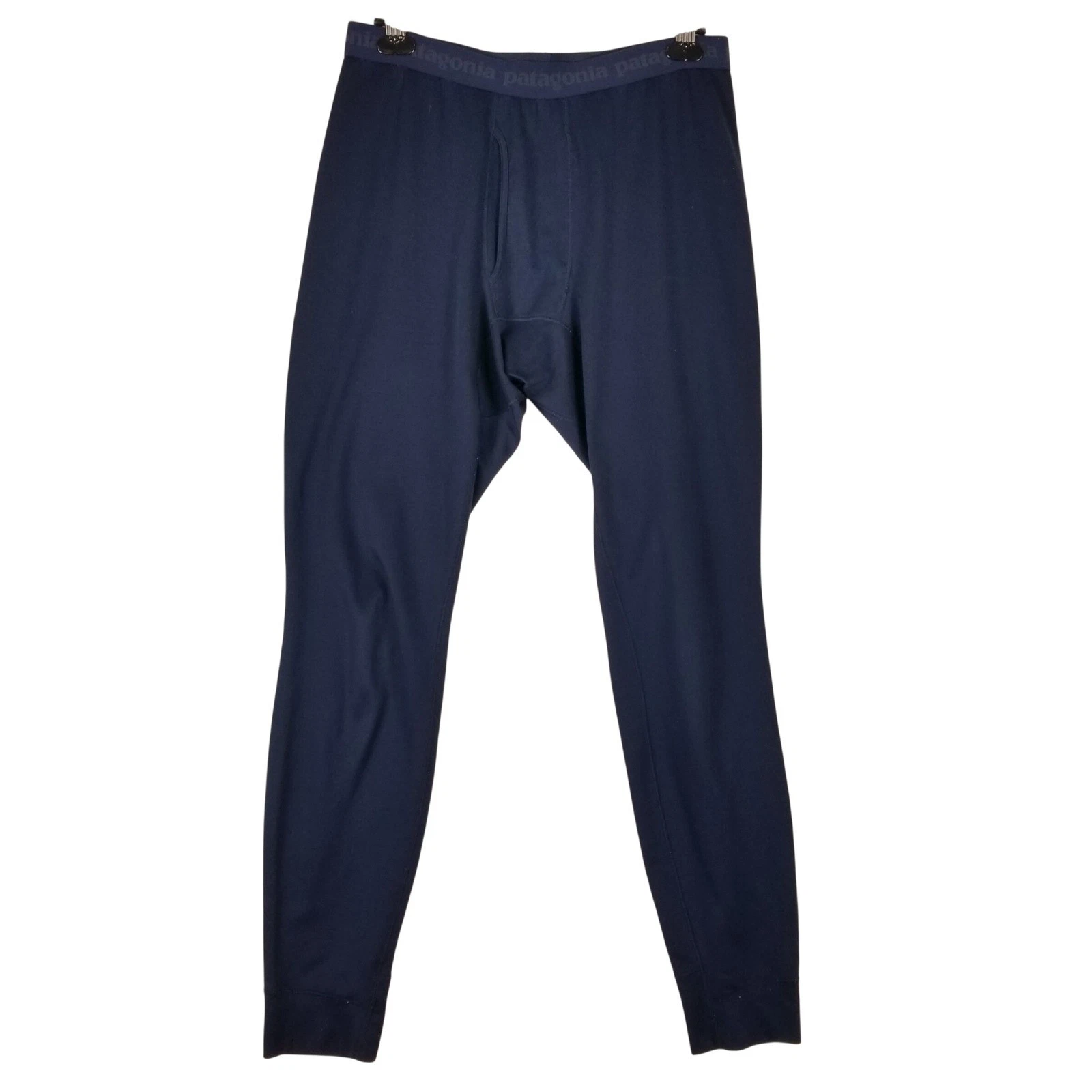 Patagonia Mens Capilene Midweight Baselayer Pants Navy Blue Polartec Large