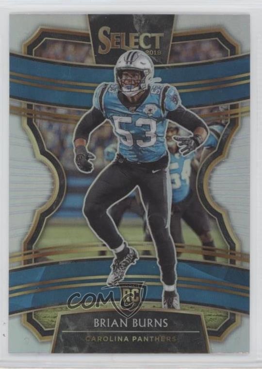 2019 Panini Select Concourse Silver Prizm Brian Burns #35 6er