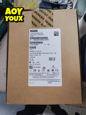 1PC NEW SIEMENS SINAMICS 6SL3210-1KE12-3UP2 6SL3 210-1KE12-3UP2 us free tax
