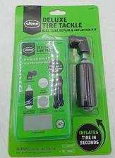 Slime Deluxe Tire Tackle Bike Tube Repair & Inflation Kit 13 Piece