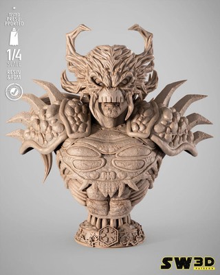 3D PRINTED 16K RESIN STATUE | FAN MADE | SW3D | DARTH KRAYT PORTRAIT BUST 1:4