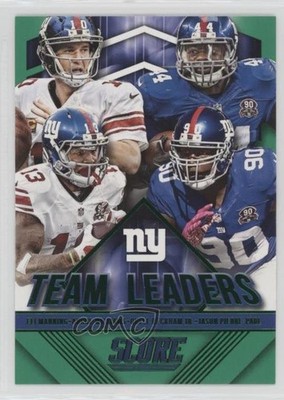 2015 Score Team Leaders Green Jason Pierre-Paul Odell Beckham Jr Eli Manning g2x