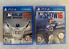 PS4 PlayStation 4 MLB The Show 15 and The Show 16 Lot of 2 Both Tested Both Mint