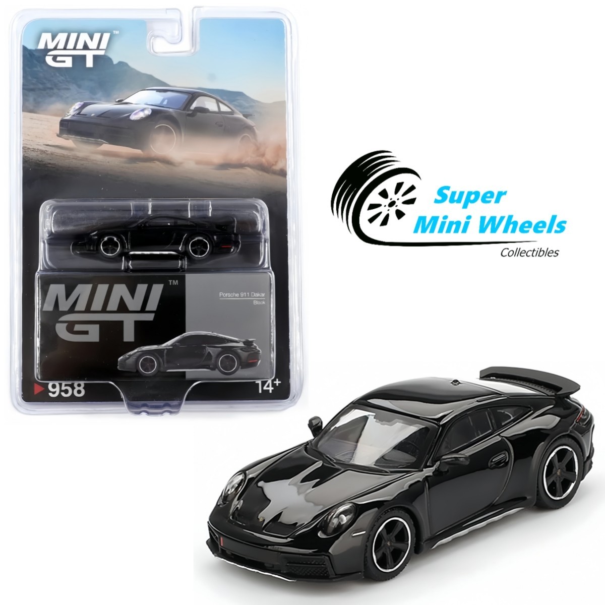 MINI GT Porsche 911 Dakar 1/64 ブリスター Mini GT 1:64 Porsche 911 Dakar – Black #958 | eBay