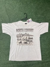 Vintage 1992 North Conway NH T-Shirt Screen Stars Best Single Stitch XL