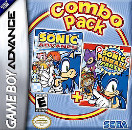 Sonic Advance + Sonic Pinball Party Combo Pack (Nintendo Game Boy Advance, 2005)