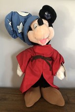 Vintage Disney Mickey Mouse Fantasia Sorcerer 12" Plush 1990 Applause