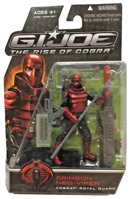 G.I. Joe The Rise of Cobra Crimson Neo Viper 3 3/4 Inch Figur 10cm Hasbro