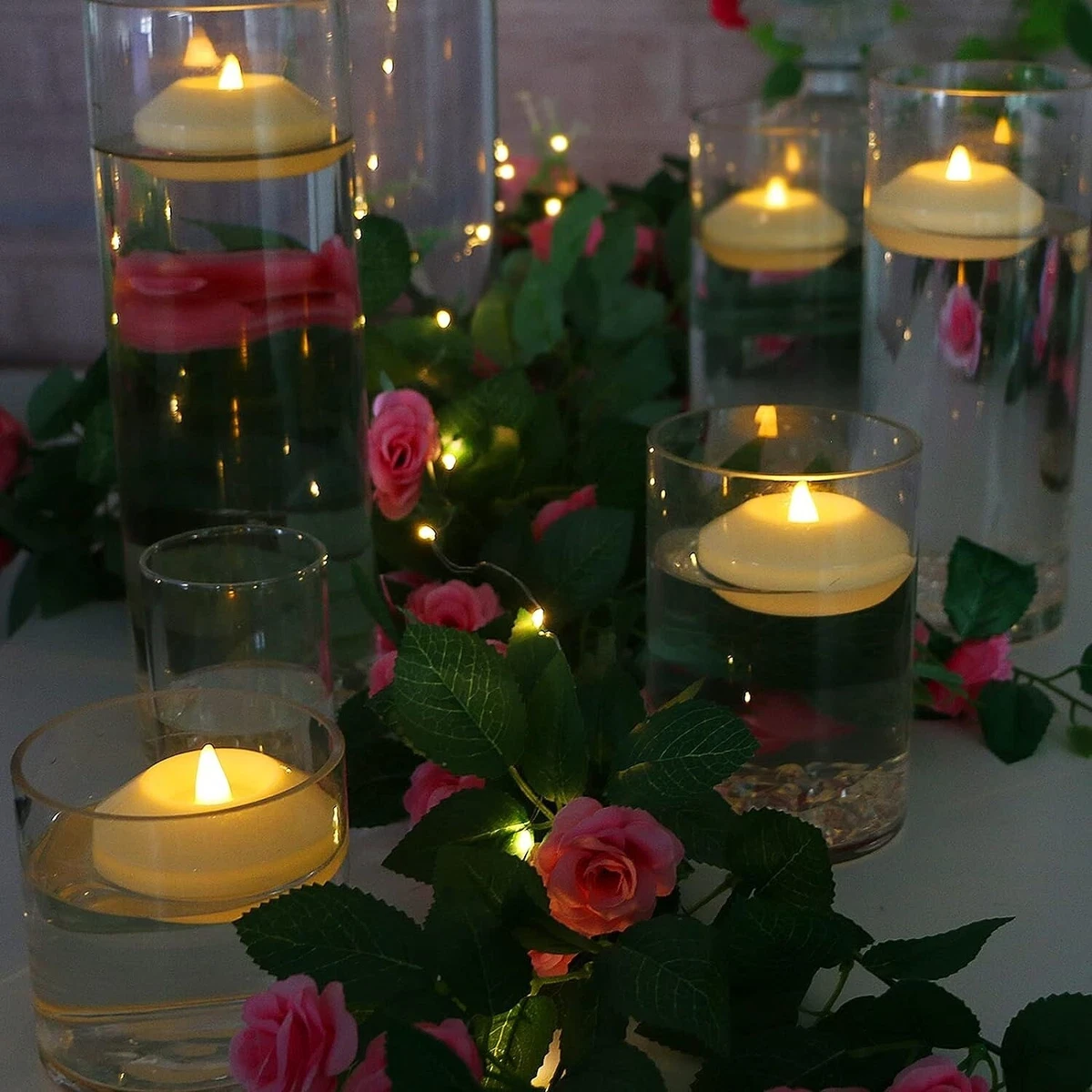Floating clearance tea lights