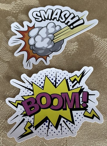 Cartoon Comic Assorted 3D Colorful PC Stickers 100 PCS NEW - Picture 3 of 18