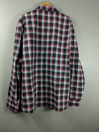 NWT Enyce : Sean Combs New York, Red Plaid Button Up Long Sleeve Shirt, 4X, $46 - Picture 8 of 12