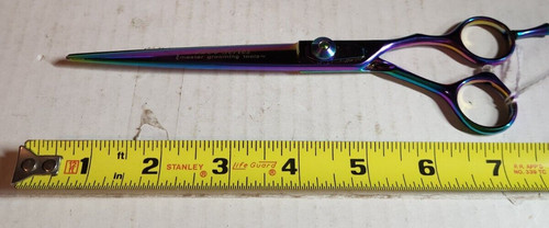 Master Grooming Tools 5200 Series Rainbow  7.5  Straight Shears