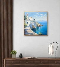 digital download wall art, seaside poster print