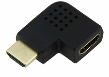  HDMI Male to Female Flat 90 Degree Right Angle L shaped Adapter Connector TV HD