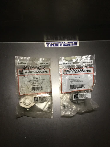LOT OF 2, SEALED, NEW, WHITE-RODGERS, 3F05-4, SNAP DISC FAN CONTROL.(21E-4)