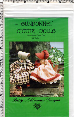 ''Sunbonnet Sister Dolls''  1994 Betty Alderman Designs Dollmaking Pattern # 0651