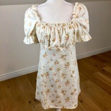 Reformation Robles Linen Mini Dress in Mildred Floral Size 10