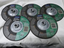 Norton 75942 7"x 1/4"x 5/8"-11 Grinding Wheel-5 Pack