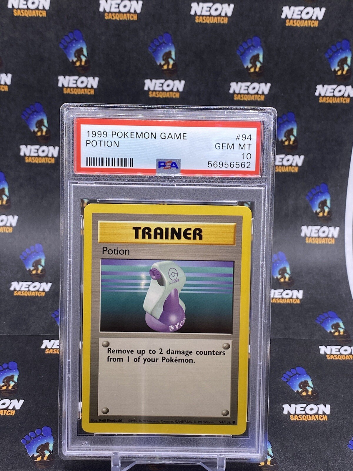 1999 POKEMON GAME #94 POTION PSA 10 A3400903-770