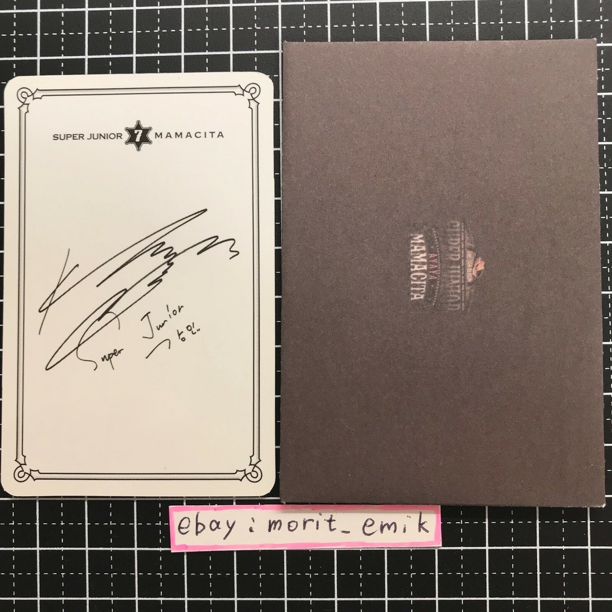 SUPER JUNIOR キュヒョン POP UP MAMACITA トレカ SUPER JUNIOR 25 SHOW CASE キュヒョン トレカ - メルカリ