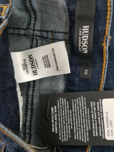 Hudson Vaqueros Mujer Nico Midrise Cigarrillo WM298DLQ Lvch Azul Marino 25 - Imagen 9 de 12