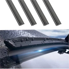 4PCS Wiper Blade Refill,26" Adjustable Size Windshield Refill for... 