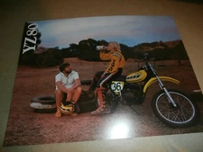 Original 1977 Yamaha YZ80  Motorcycle Sales Brochure