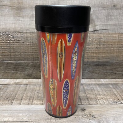 Vintage Hawaiian Coffee Cup To Go Surf Shack Surfboard 1999 16oz