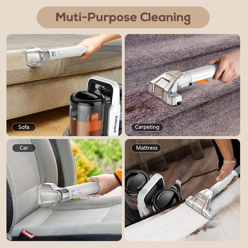 Portable Carpet & Upholstery Spot Cleaner, Powerful Suction & Spot Remover, Deep - Picture 6 of 9