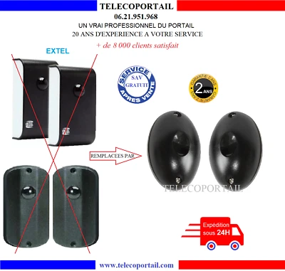 PHOTOCELLULES INFRAROUGE COMPATIBLE EXTEL WEATPC 3, 750451 HELLO FUNDAO...