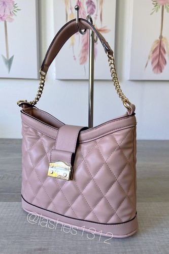 JUICY COUTURE Bag Pop That Lock Quilted Crossbody - Blush Pink - Picture 3 of 7