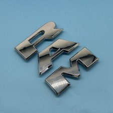 For 1500 2019-2023 Front Grille Ram Letters Emblem Grill Badge Chrome Silver For 1500 2019-2023 Front Grille Ram Letters Emblem Grill Badge Chrome Silver
