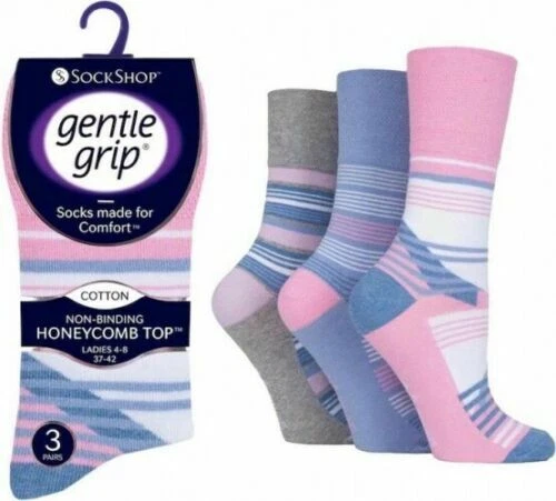 Collection of Gentle Grip Ladies Socks