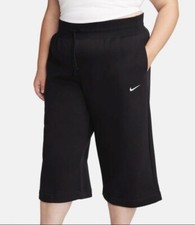 Nike Women's Sportswear Phoenix Fleece High-Waisted Cropped Sweatpants NEW 2X