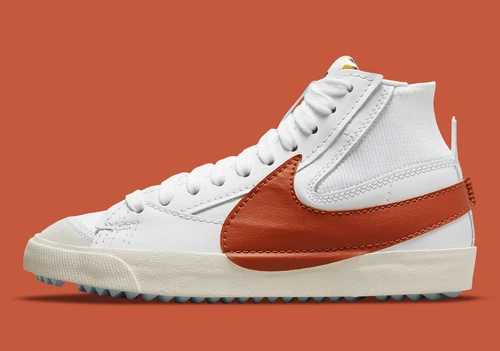 Nike Blazer Mid '77 Jumbo White Dark Russet Brown DD3111-101 Men's