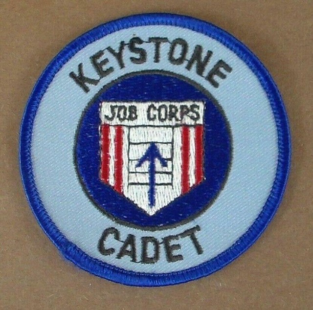 Vintage Job Corps Keystone Cadet Embroidered Patch eBay
