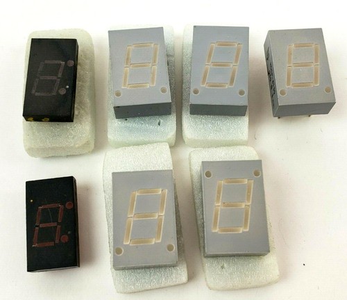 5 HP HDSP-4130 LED 7-SEGMENT DISPLAYS - Picture 1 of 6