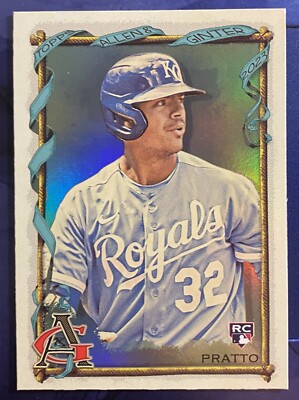 2023 Topps Allen & Ginter Nick Pratto #63 ROOKIE Silver Portrait Hot Box