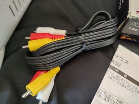 NEC PC PC-FX Console, the Mouse and AV cable set, Working-g0122-