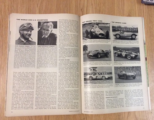 Fifth Weekly Issue Of Sports Illustrated Sept 13, 1954 Auto Racing Ex Cond. Rare - Picture 6 of 8