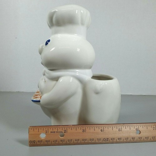 Vintage 1997 Pillsbury Doughboy Poppin Fresh Kitchen Utensil Caddy Sponge Holder - Picture 11 of 11