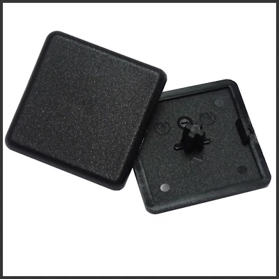 5x Abdeckkappe Aluprofil Profil 40x40mm Nut 8 Schutzkappe Alu Endkappe schwarz